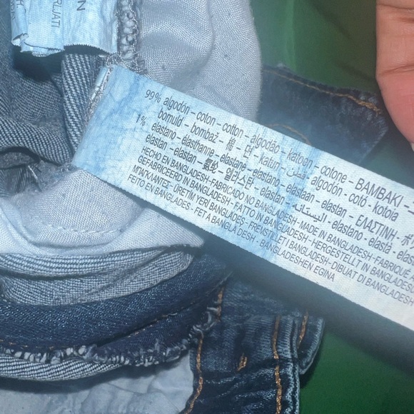 Zara Knee Length Denim Button-Front Skirt size Large - Picture 4 of 5